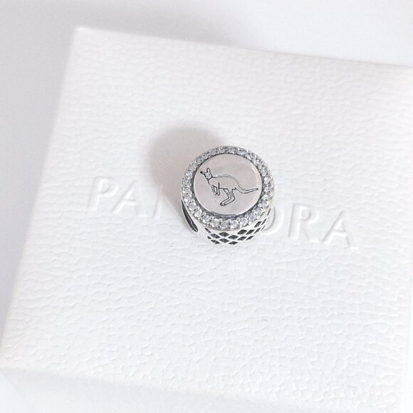Pandora Australian Kangaroo Charm Bead S925 Silver with box - Picture 3 of 8